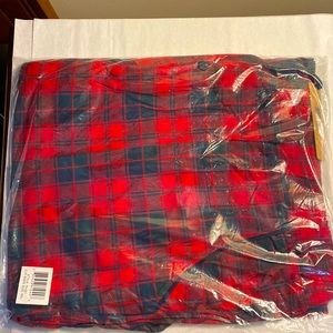 XXL Lands End Red/Black pajama bottoms. Brand new. Still in original packaging.